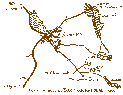 Location of Callisham Farm